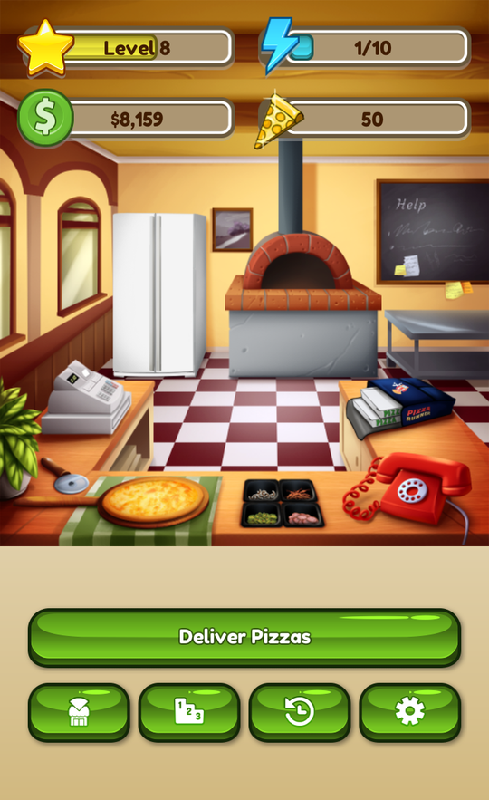 Pizza Runner Fitness Game Get fit delivering virtual pizzas!
